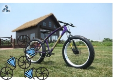 Велосипед FatBike Jaguar Love Freedom Violet (Фэт-Байк)